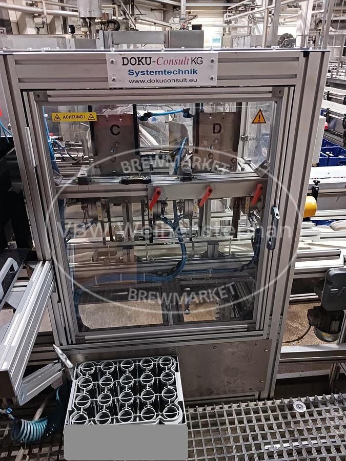 Used Bottle carrier unfolder