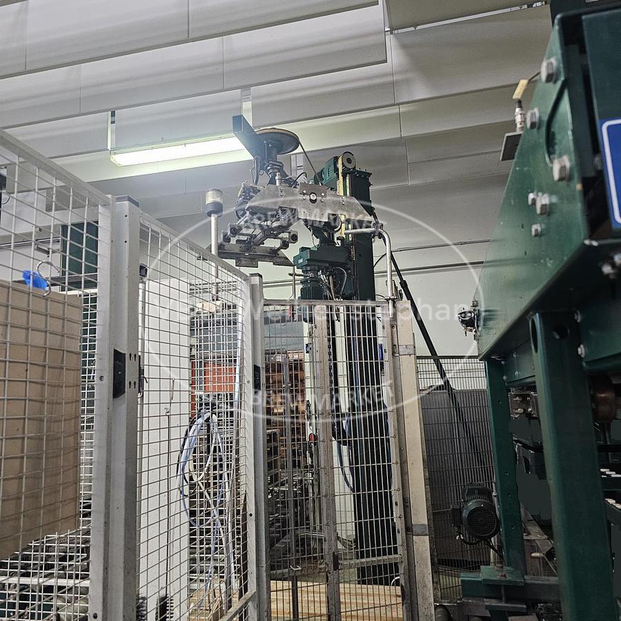 Used palettising and depalettising line