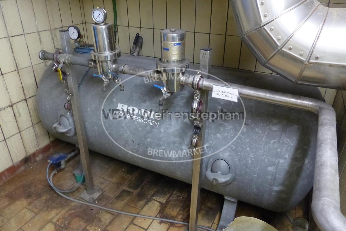Used compressed air tank