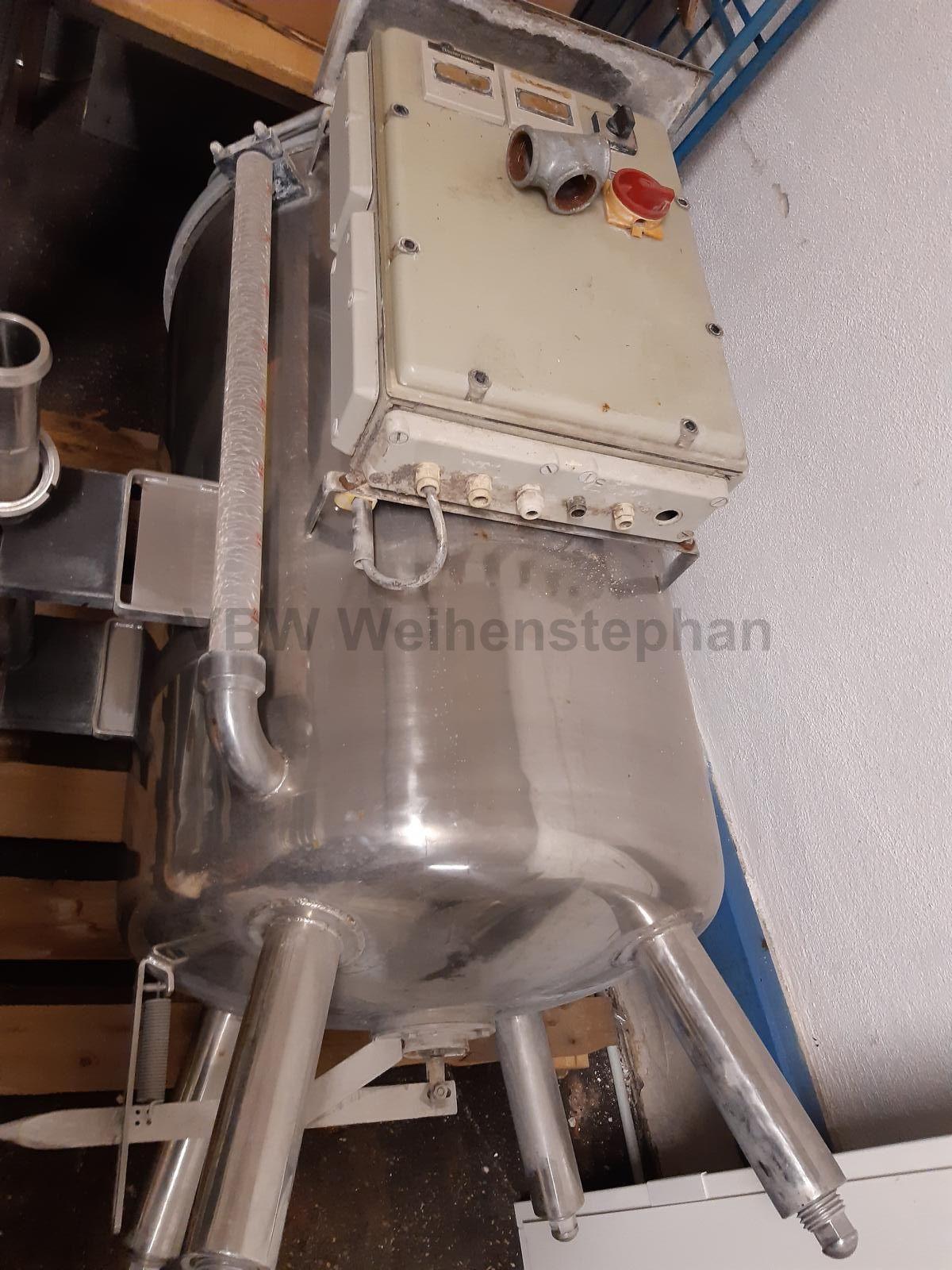 Used Kieselguhr mixing vessel