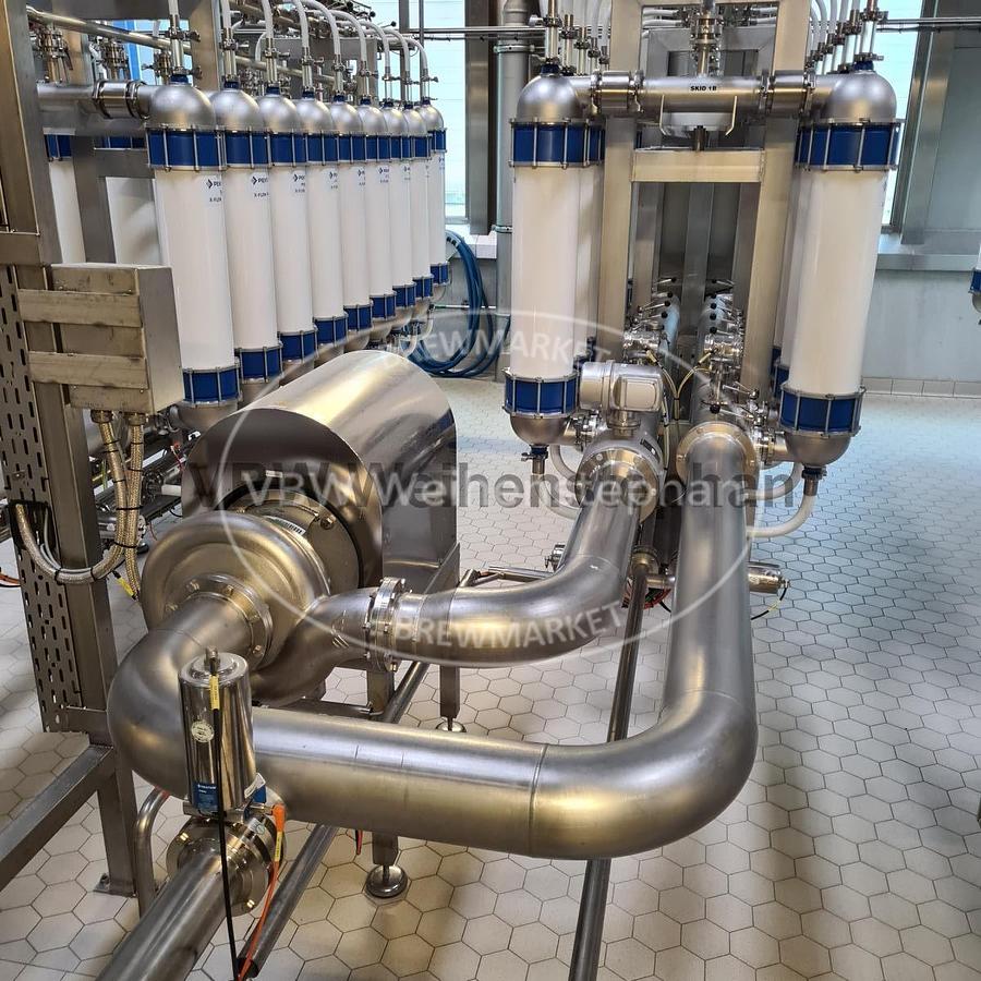 Used Membrane filtration module (4 skids, each with 18 membrane modules)