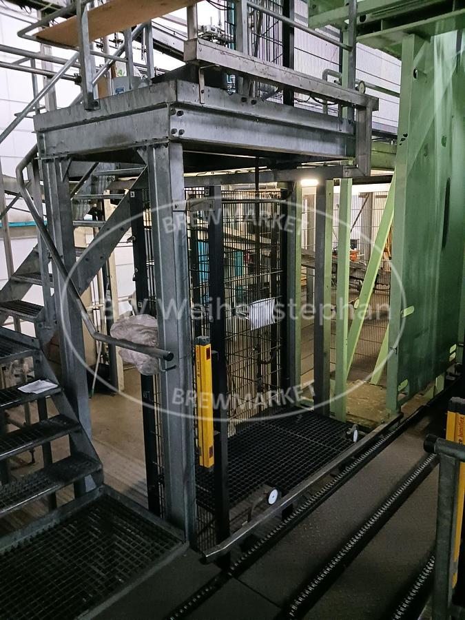 Used PET filling line for nonreturnable bottles