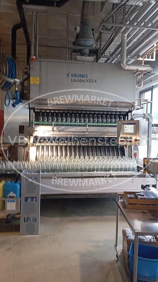 Used Glass bottle filling line