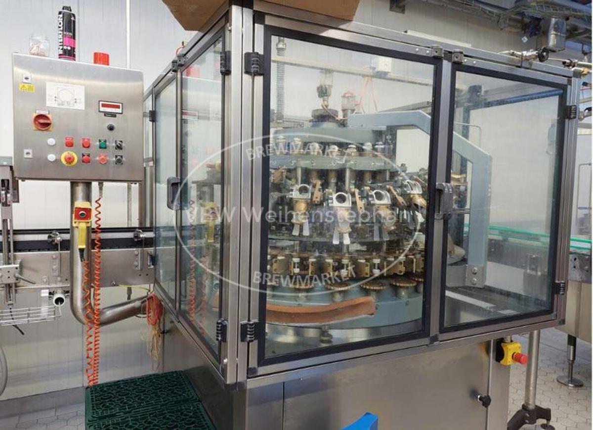 Used glass bottle filling line