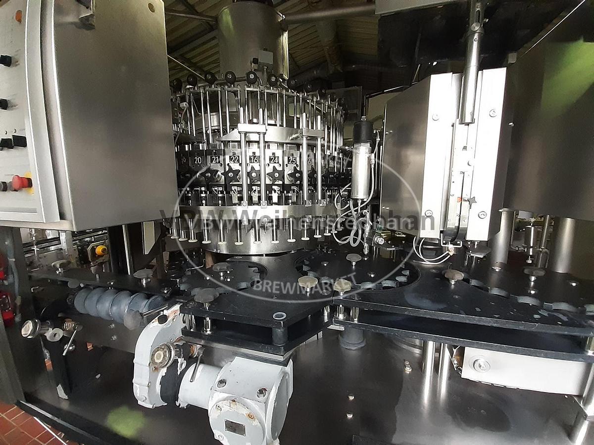 Used Glass bottle filler and capper