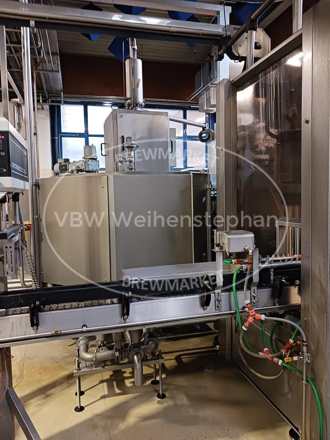 Used Glass bottle filler and capper