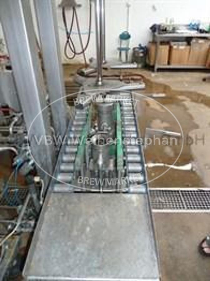 Used keg filling unit