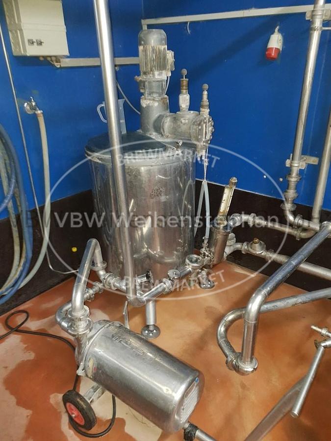 Used Kieselguhr dosing vessel