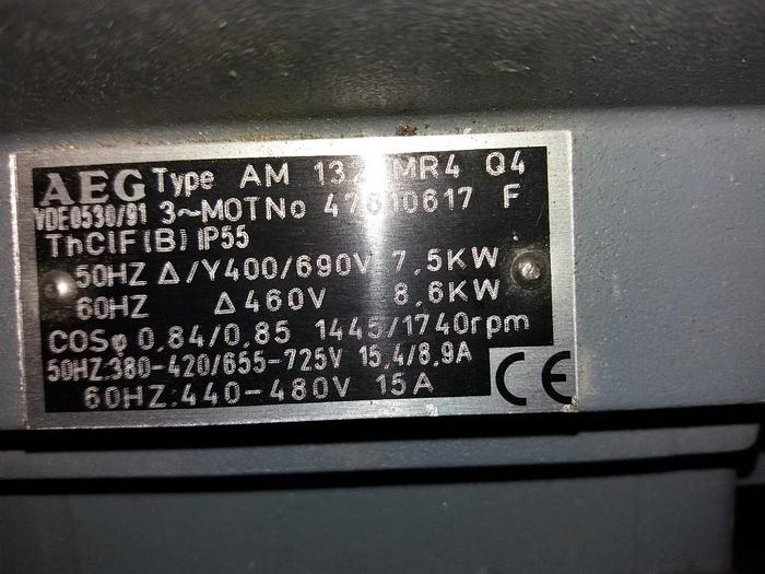Used 3 phase induction motor