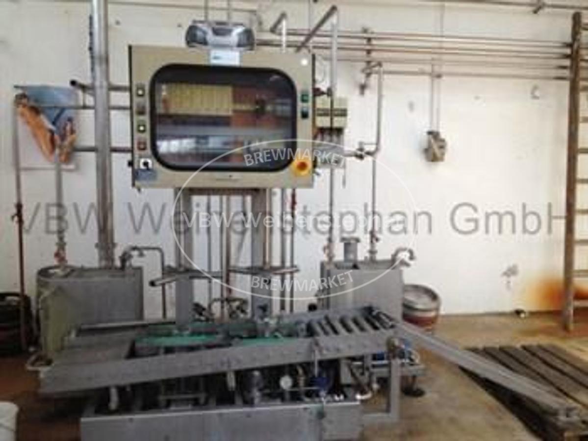 Used keg filling unit