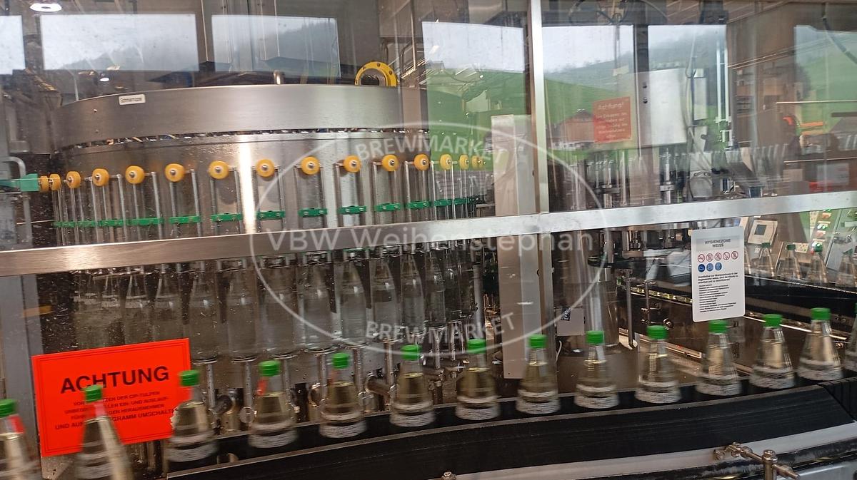 Used Glass bottle filling line