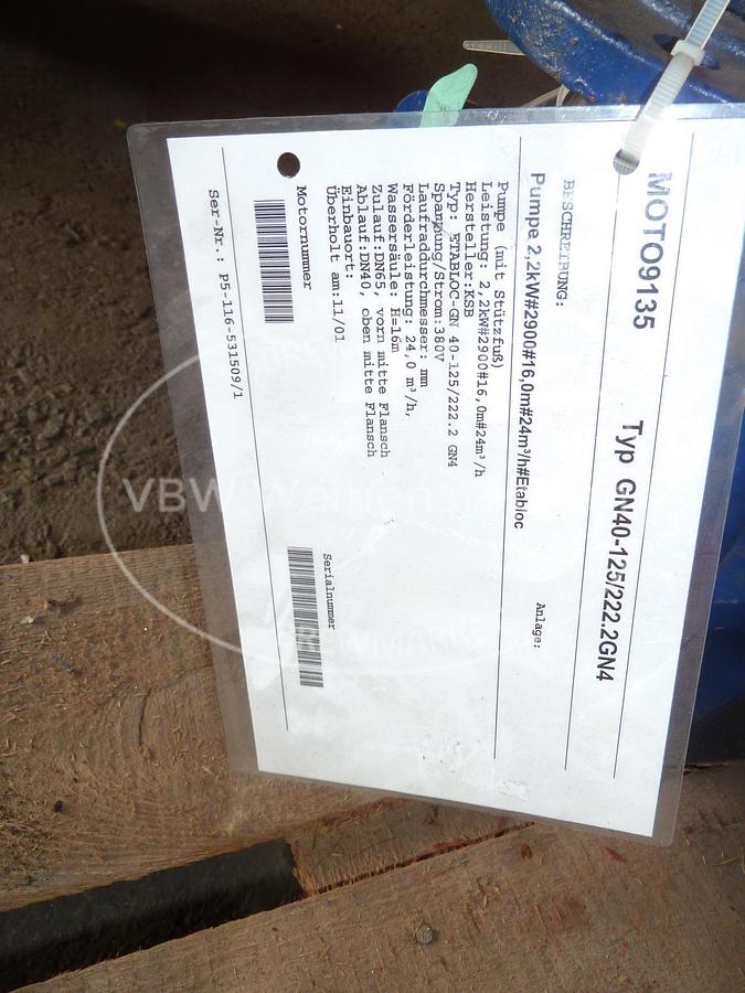 Used Centrifugal pump