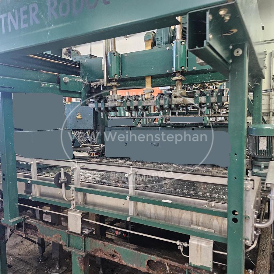 Used palettising and depalettising line