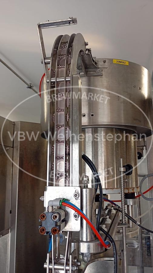 Used Glass bottle rinser, filler and capper
