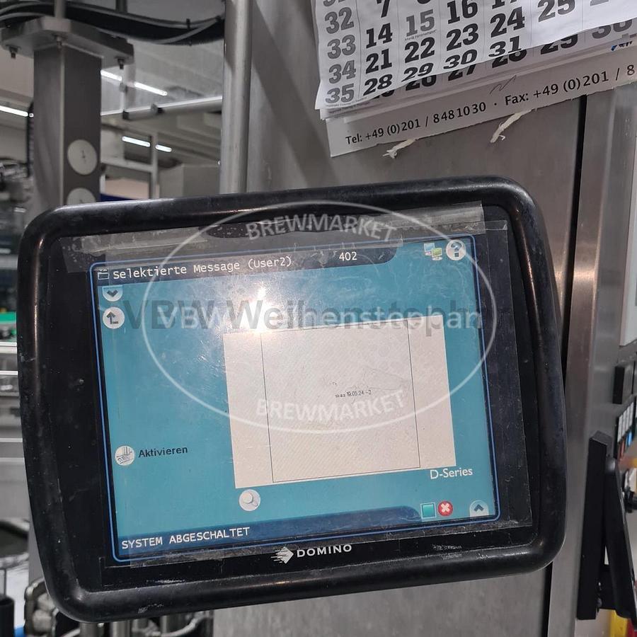 Used label coding printer