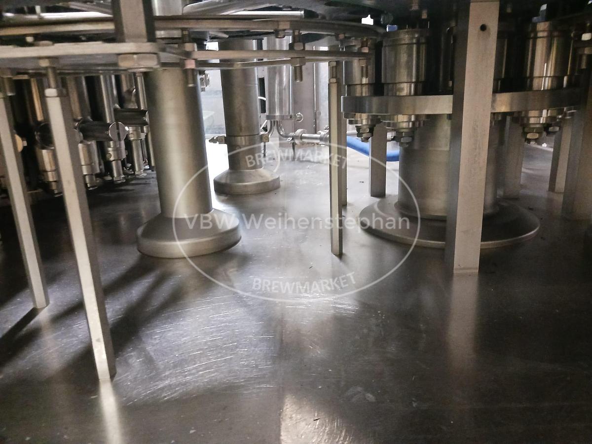 Used Glass bottle filler and capper