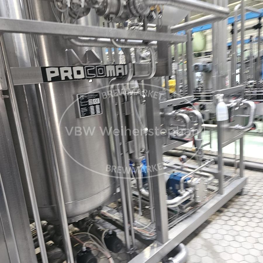 Used PET bottle filling line