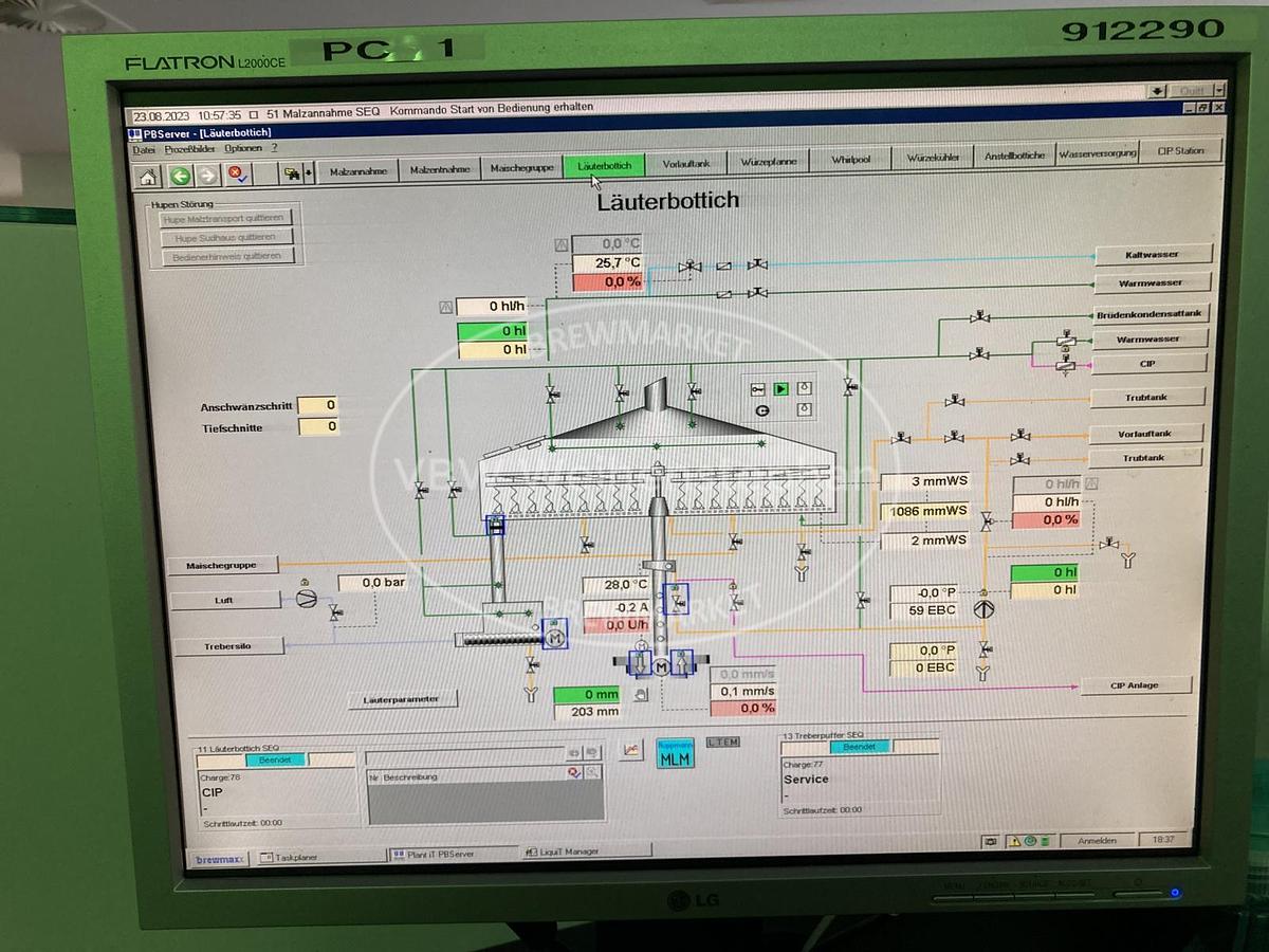 Used 5-vessel-brewhouse