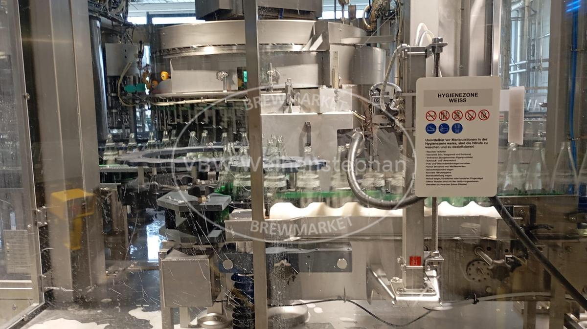 Used Glass bottle filling line