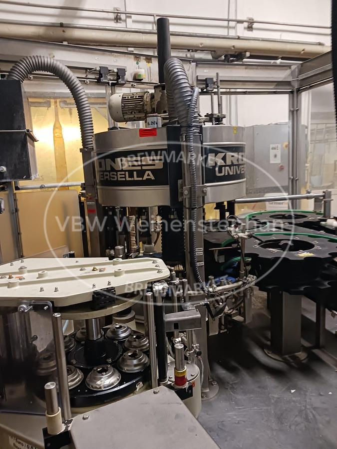 Used Glass bottle filling line