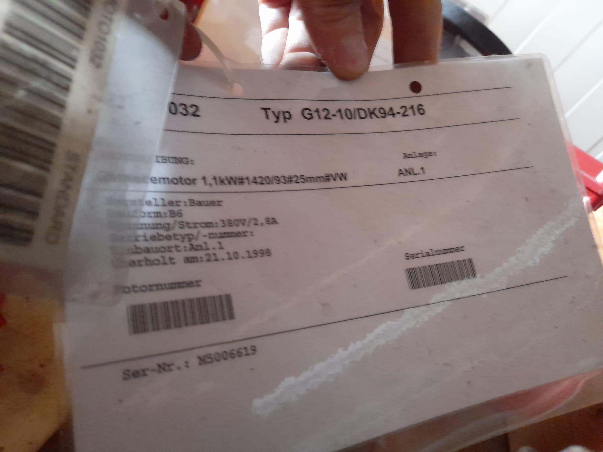 Gebraucht Getriebemotor