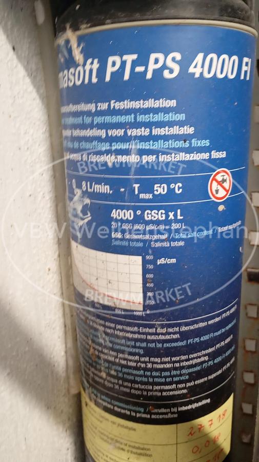 Used water softening plant