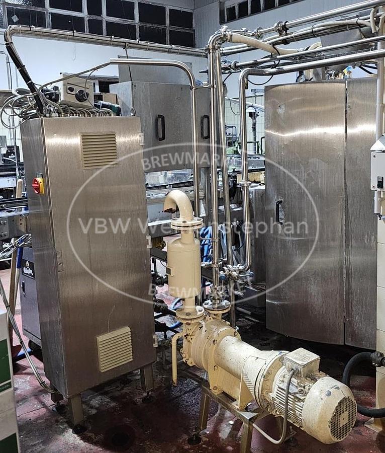 Used Glass bottle filler and capper