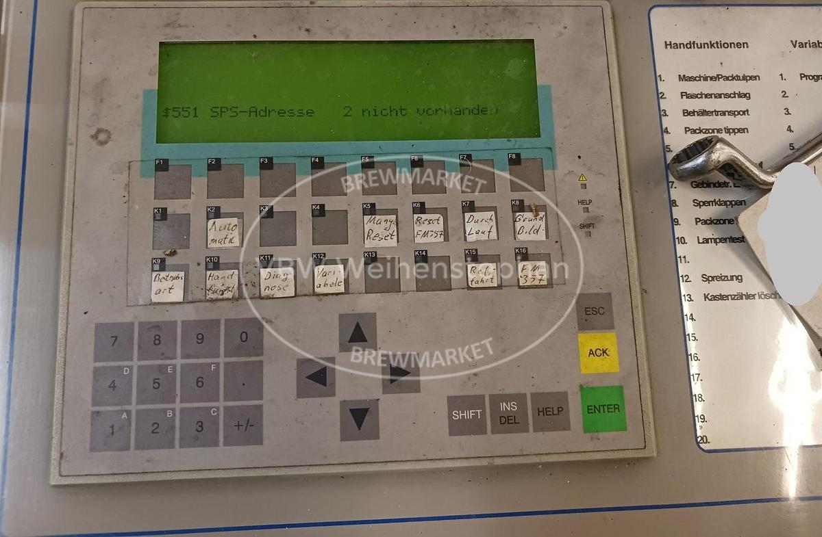 Used crate packer
