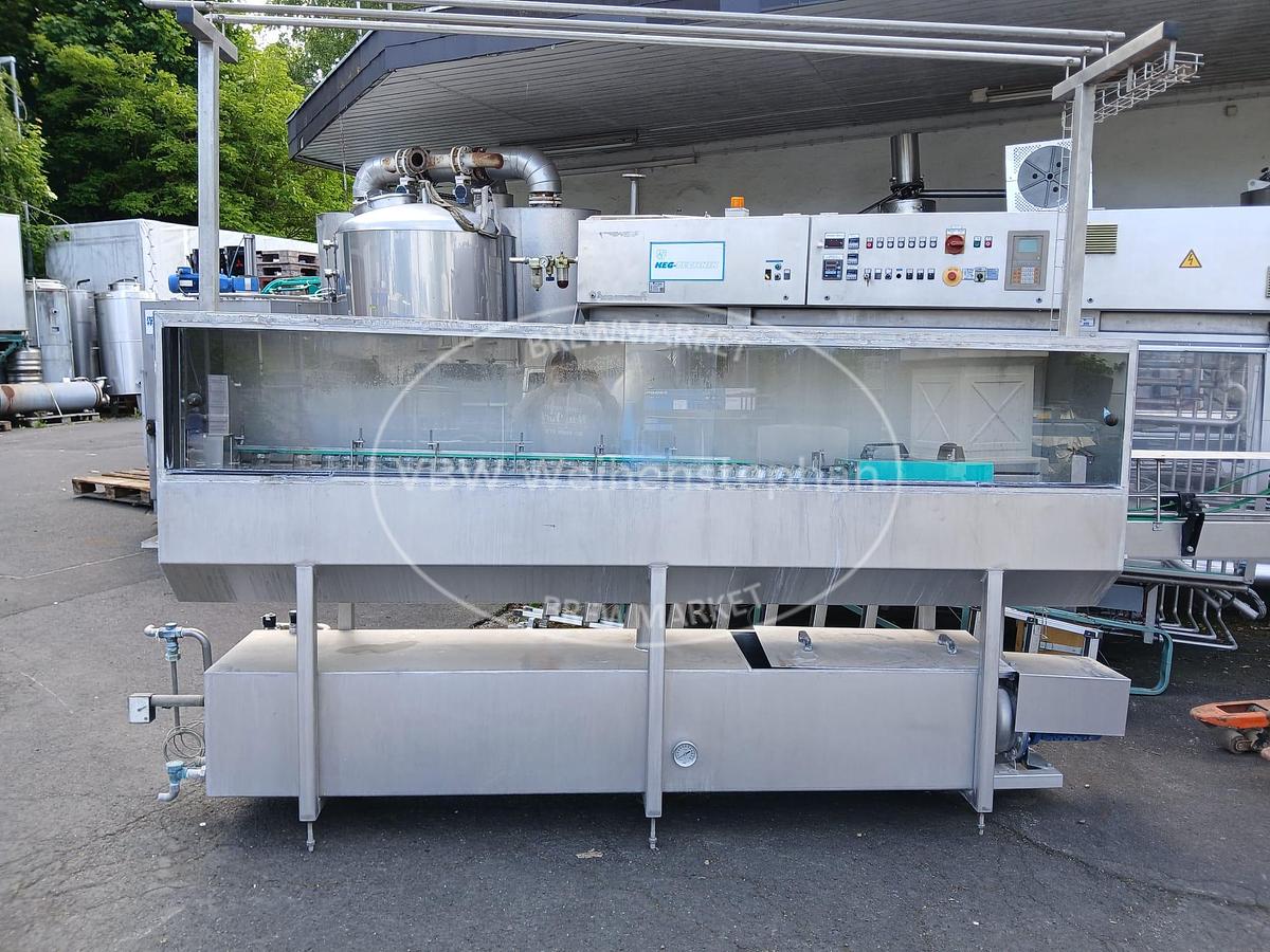 Used bottle rinser