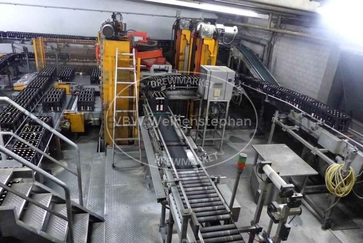 Used Glass bottle filling line
