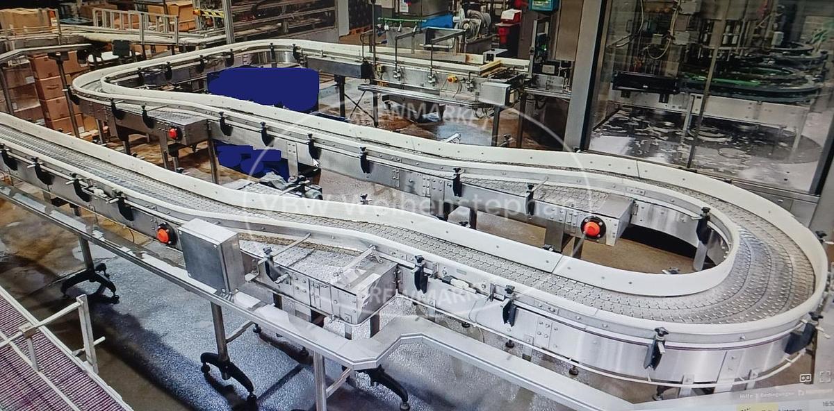 Used free bottle conveyors