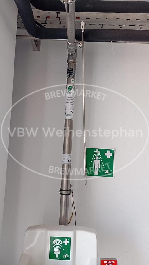 Used emergency eye wash station