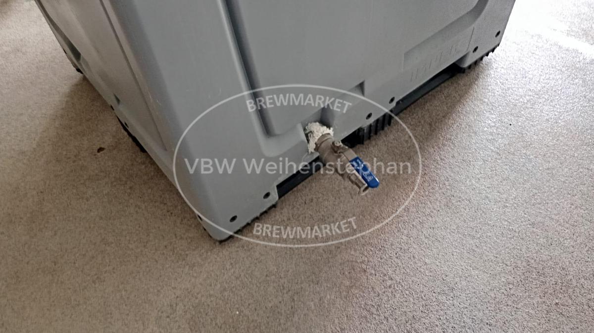 Used plastic container