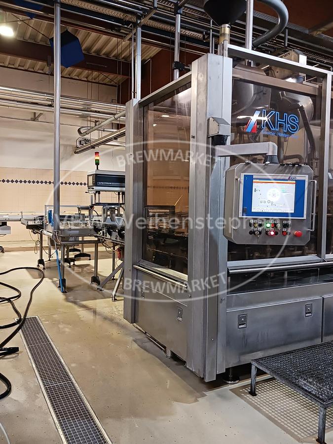 Used Glass bottle filler and capper