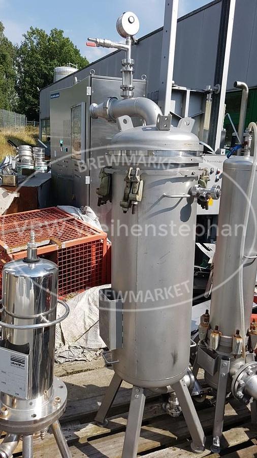 Used trap filter housing