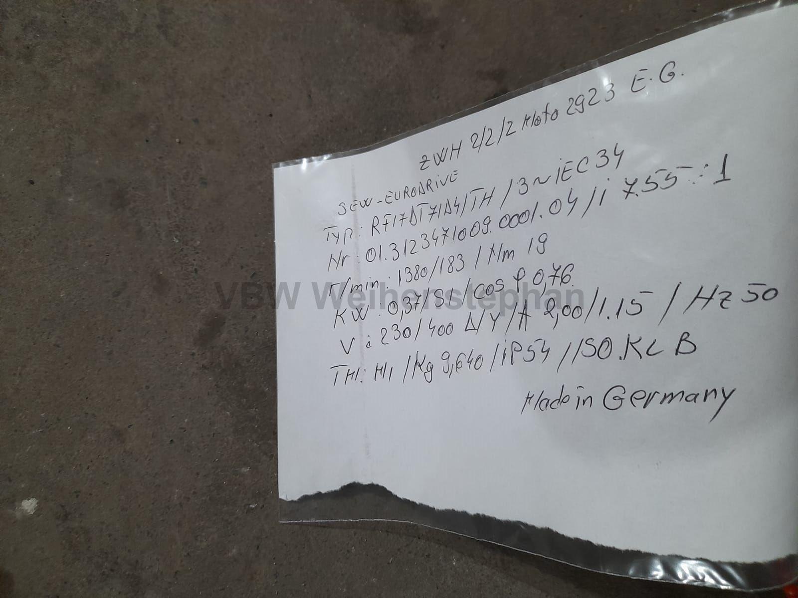Used Gear motor