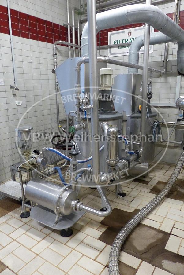 Used Kieselgur dosing vessel