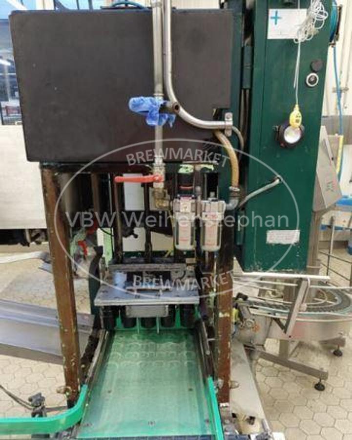 Used glass bottle filling line