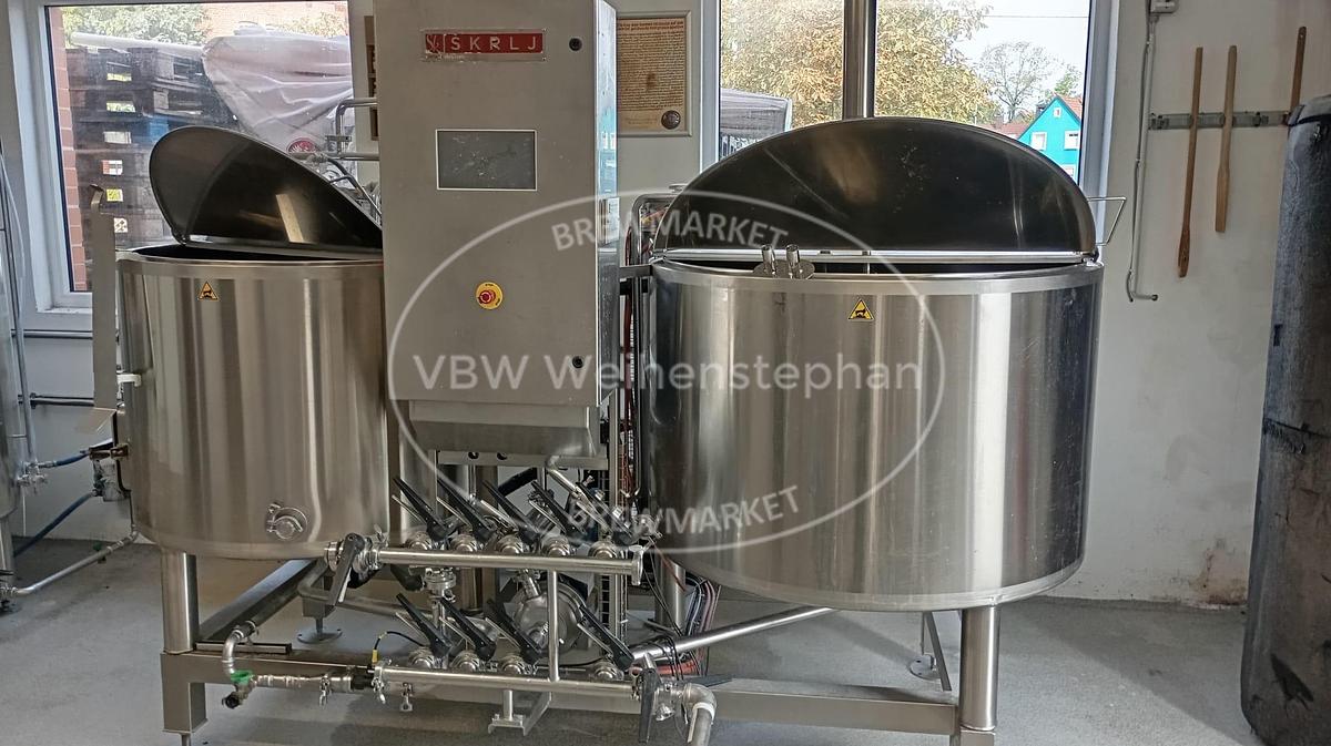 Used 2-vessel-brewhouse