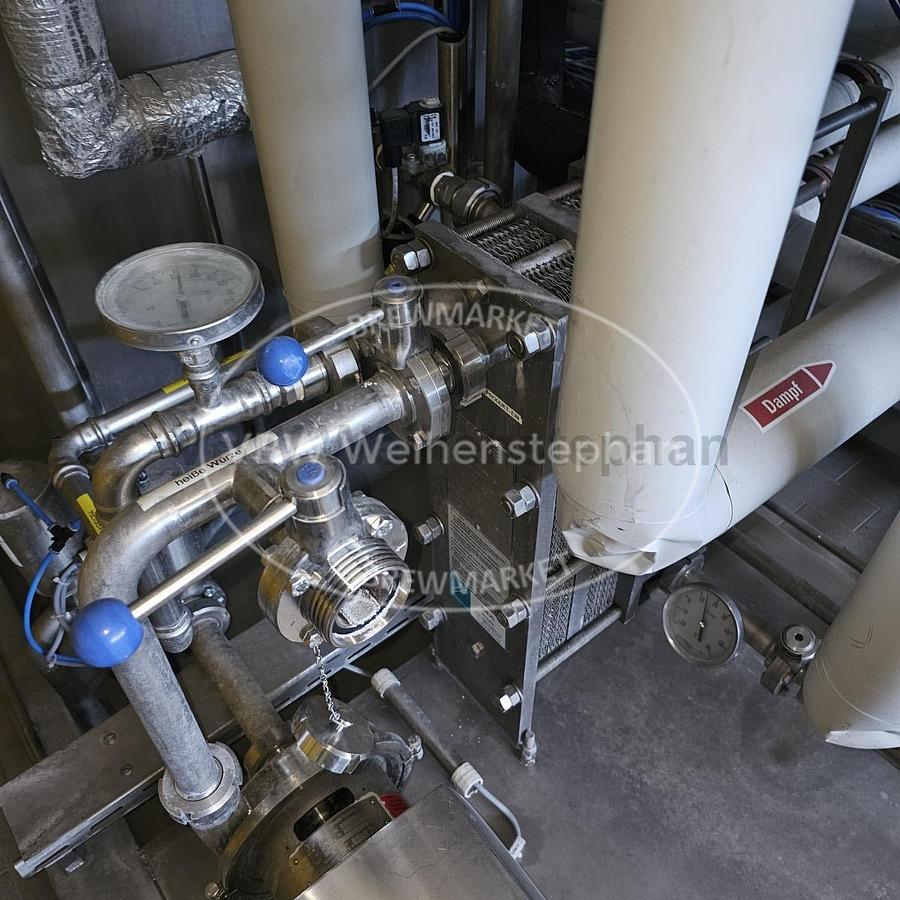 Used 5-device brewhouse in block construction