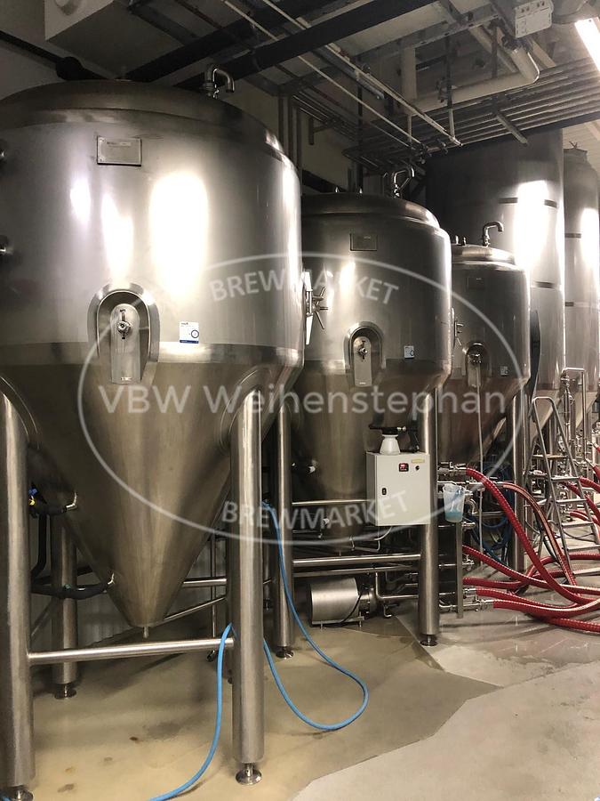 Used cylindroconical fermentation and storage tanks (CCT, 3 pcs.)
