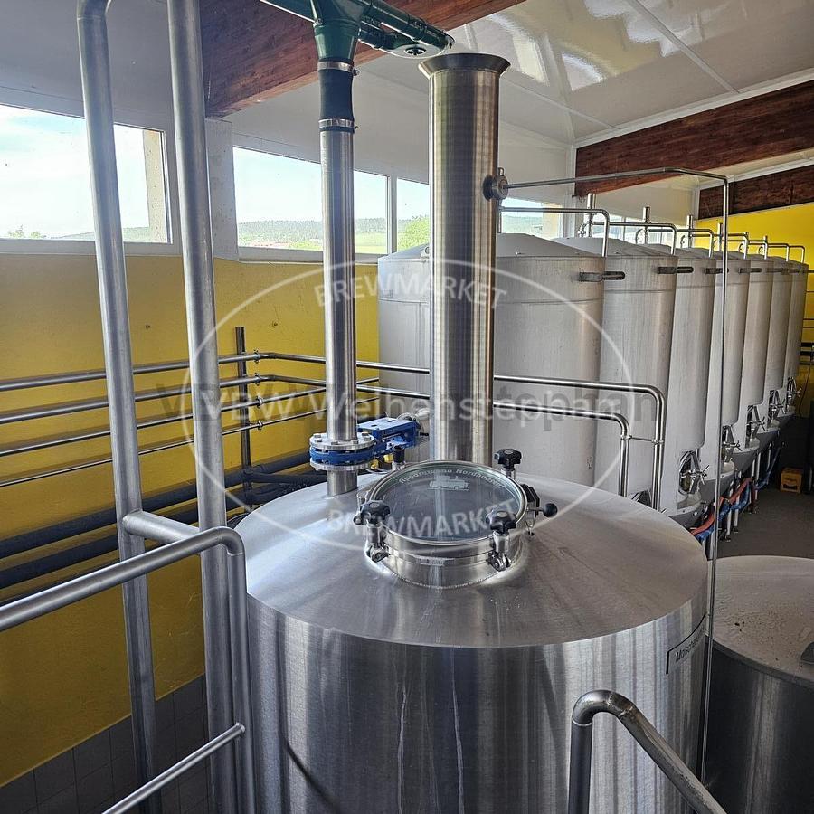 Used 5-device brewhouse in block construction