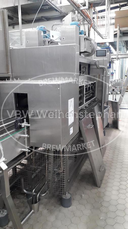 Used Shrink tunnel with 2 parallel conveyors