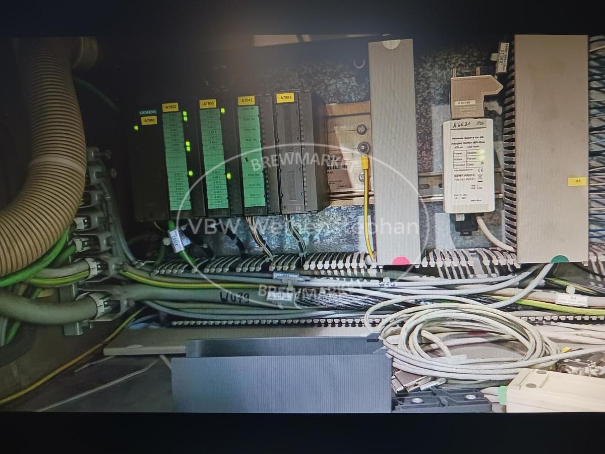 Used Glass bottle filler and capper