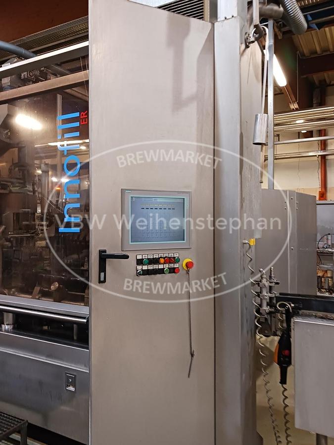 Used Glass bottle filler and capper