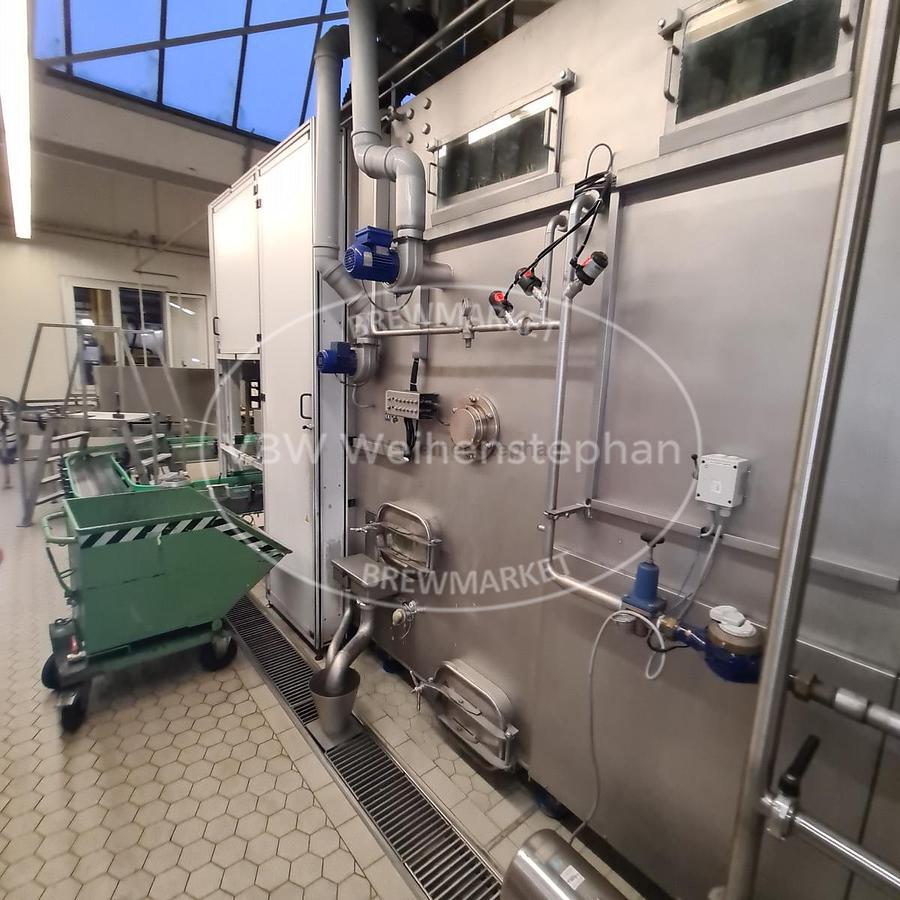 Used glass bottle filling line