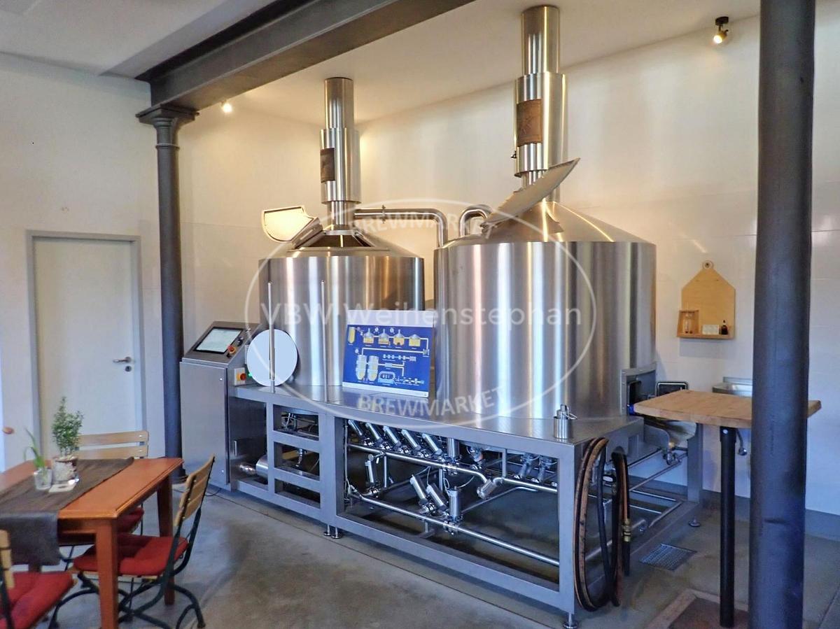 Used 2-vessel brewhouse 10 hl