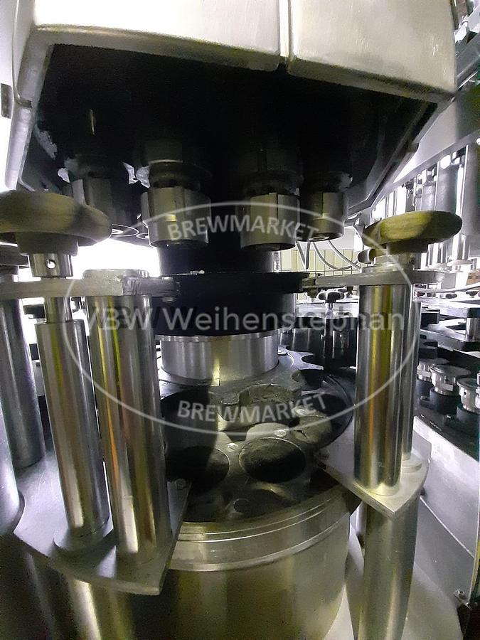 Used Glass bottle filler and capper
