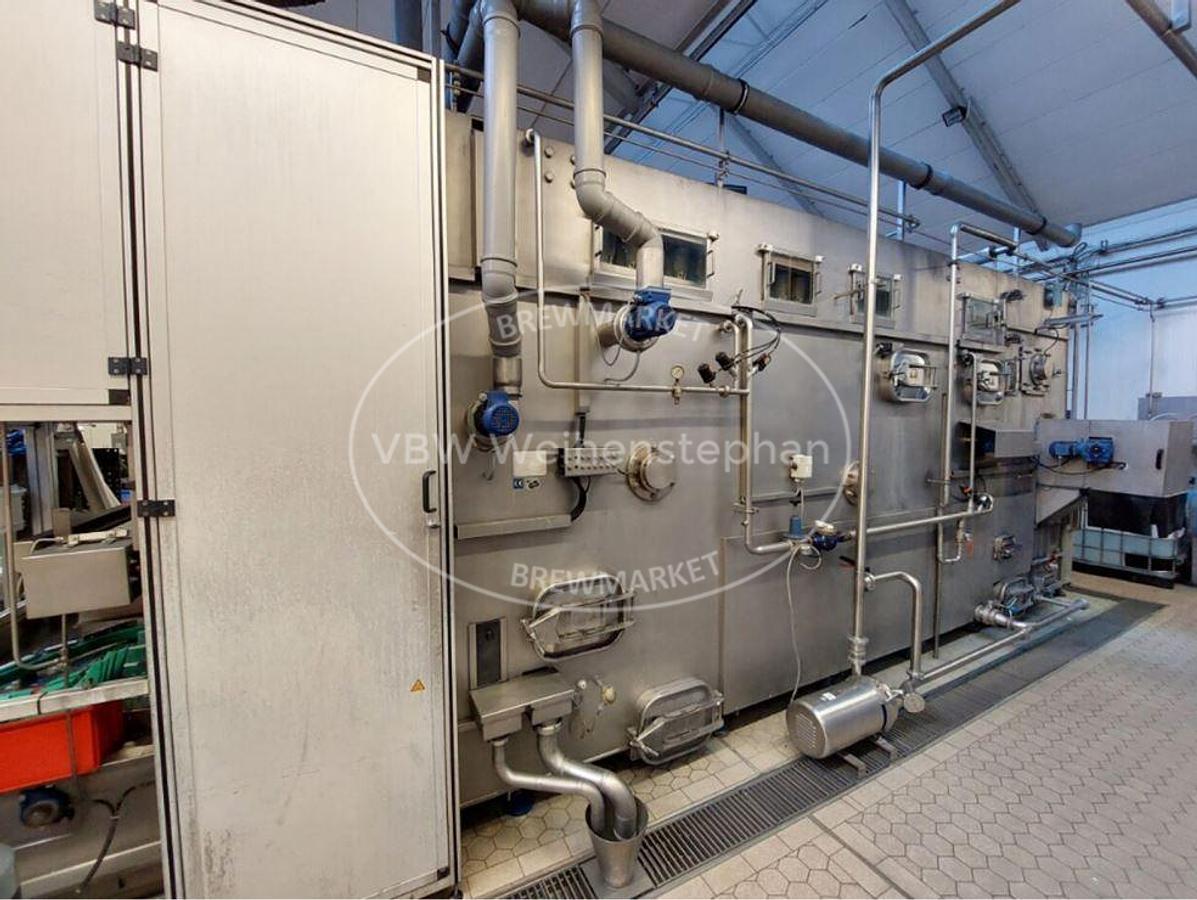 Used glass bottle filling line