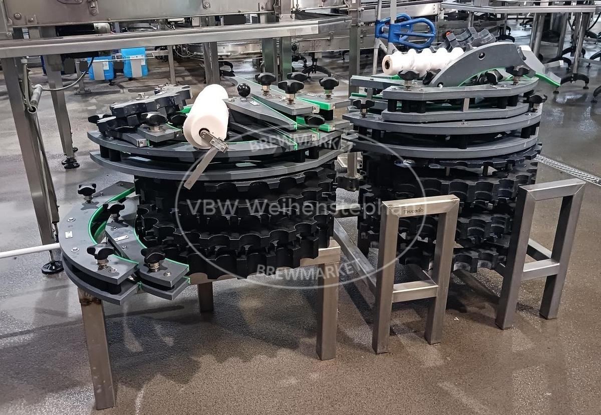 Used Glass bottle filler and capper